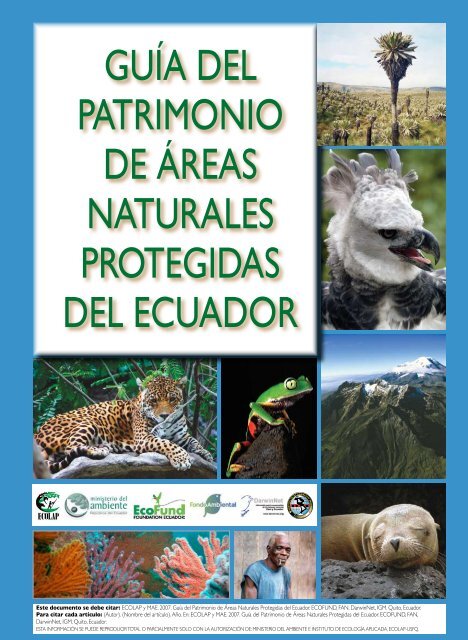 Guia Del Patrimonio De Areas Naturales Protegidas Del Ecuador