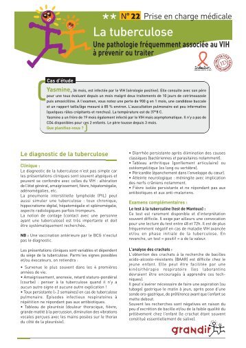 La tuberculose - Grandir - Sidaction