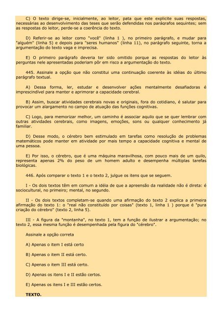 2.298 EXERCÍCIOS, COM GABARITO. - Cursocenpro.com.br