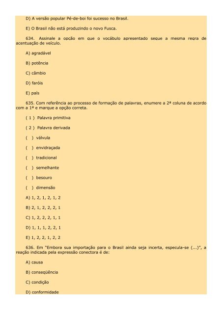 2.298 EXERCÍCIOS, COM GABARITO. - Cursocenpro.com.br