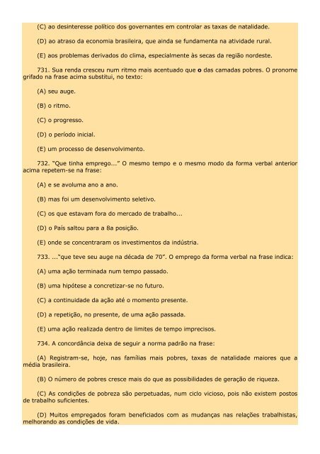 2.298 EXERCÍCIOS, COM GABARITO. - Cursocenpro.com.br