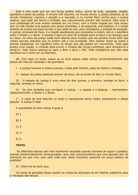 2.298 EXERCÍCIOS, COM GABARITO. - Cursocenpro.com.br