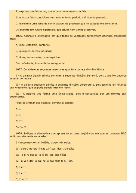 2.298 EXERCÍCIOS, COM GABARITO. - Cursocenpro.com.br