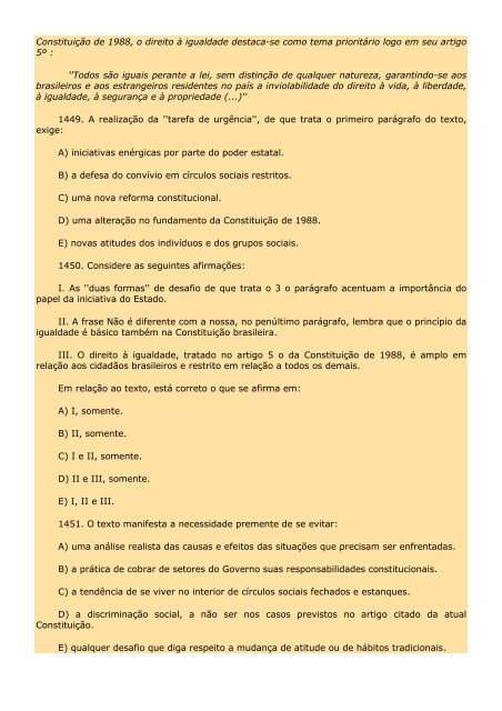 2.298 EXERCÍCIOS, COM GABARITO. - Cursocenpro.com.br