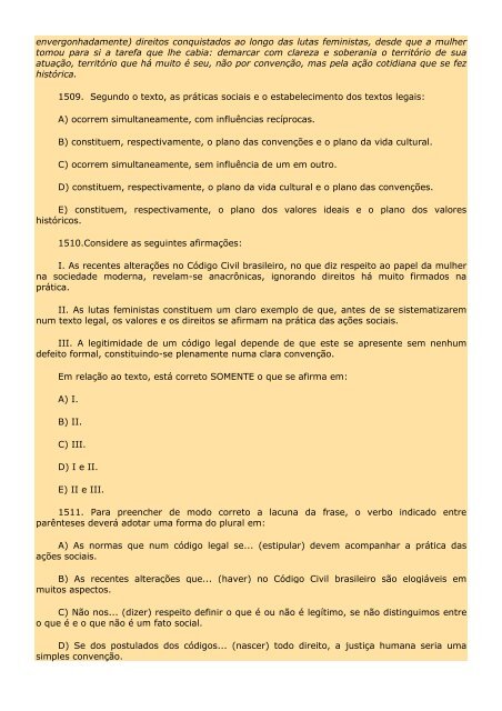 2.298 EXERCÍCIOS, COM GABARITO. - Cursocenpro.com.br