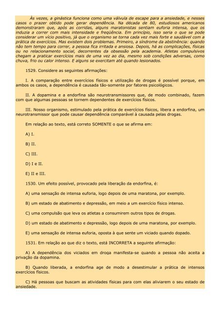 2.298 EXERCÍCIOS, COM GABARITO. - Cursocenpro.com.br