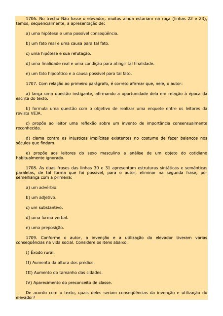2.298 EXERCÍCIOS, COM GABARITO. - Cursocenpro.com.br