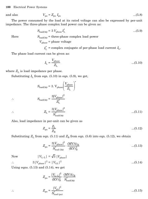 Electrical Power Systems