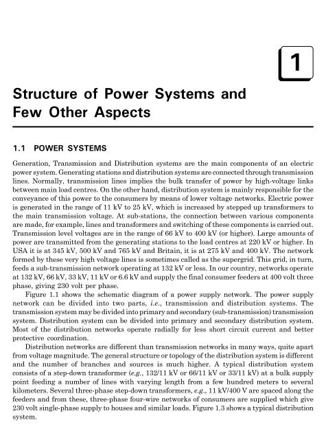 Electrical Power Systems