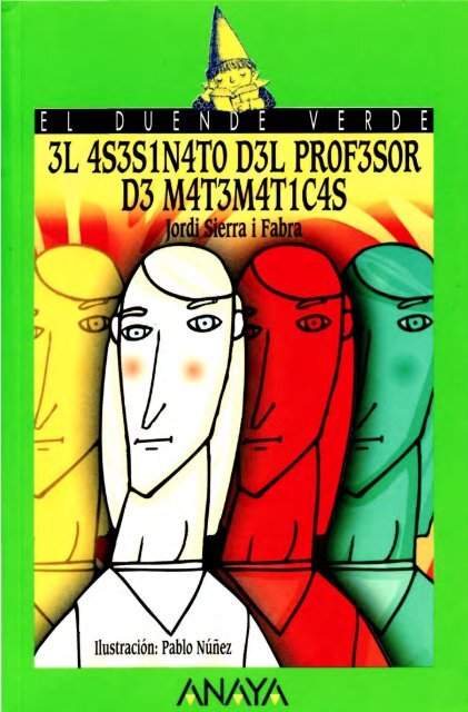 Libro: El asesinato del profesor de matemáticas