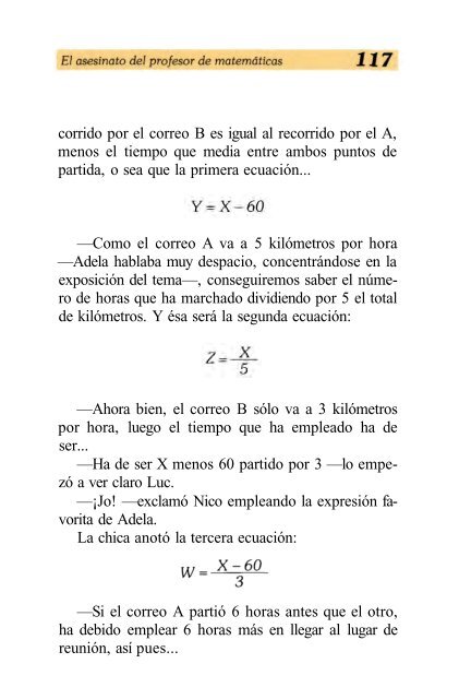 Libro: El asesinato del profesor de matemáticas