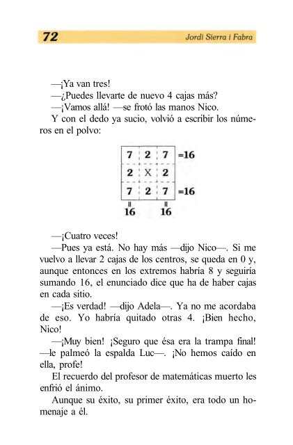 Libro: El asesinato del profesor de matemáticas