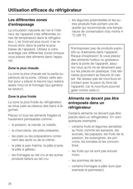 Instructions d'utilisation et d'installation Combiné ... - Miele