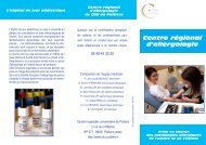 Centre régional d'allergologie - (CHU) de Poitiers