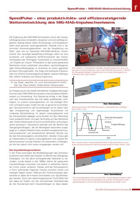 SpeedPulse â eine produktivitÃ¤ts- und effizienzsteigernde - IQ Welding