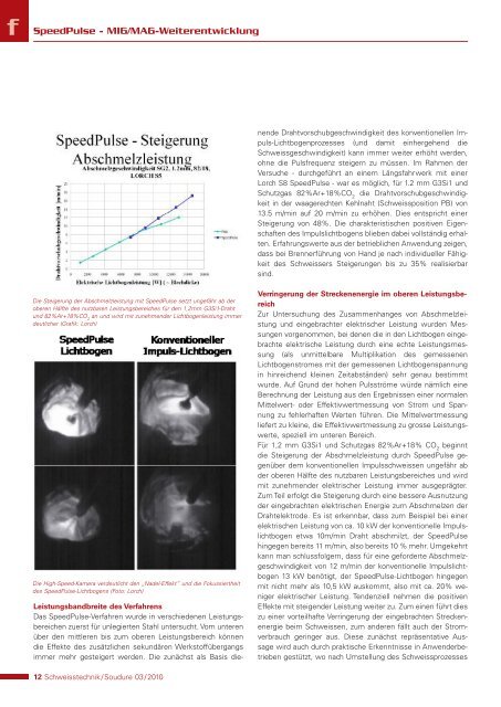 SpeedPulse â eine produktivitÃ¤ts- und effizienzsteigernde - IQ Welding