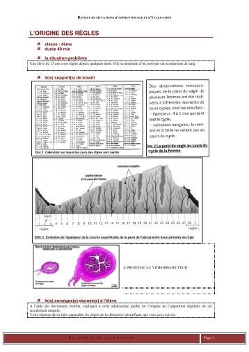 L'ORIGINE DES RÈGLES