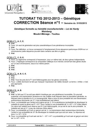 CORRECTION Séance n°1 – Semaine du 01/03/2013 - La Fed