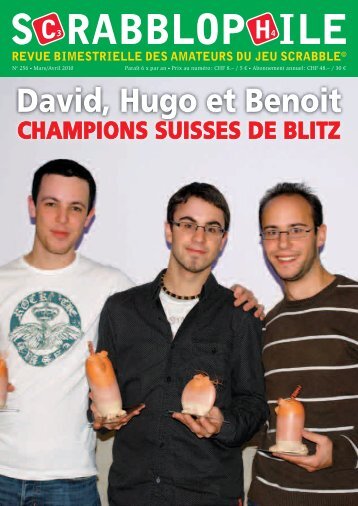 Mars/Avril 2010 - Fédération Suisse de Scrabble