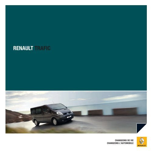 Coiffe de dossier de siège utilitaire Renault Trafic Renault