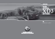 BMW ALPINA XD3 BITURBO Price List 2013 04 UK