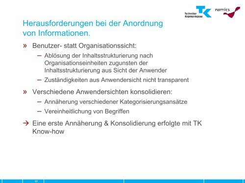 Wissensmanagement im Intranet der Techniker Krankenkasse