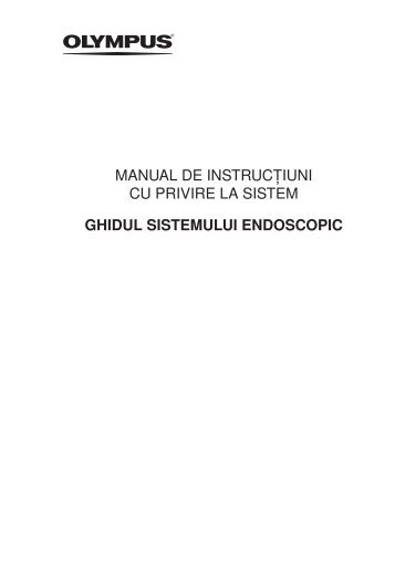 manual de instrucţiuni cu privire la sistem ghidul sistemului ...