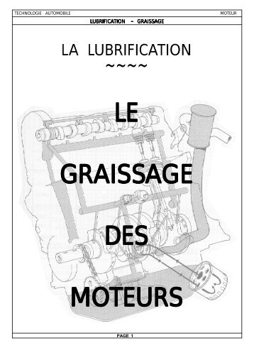 7. Graissage - Lubrification - Académie de Nancy-Metz