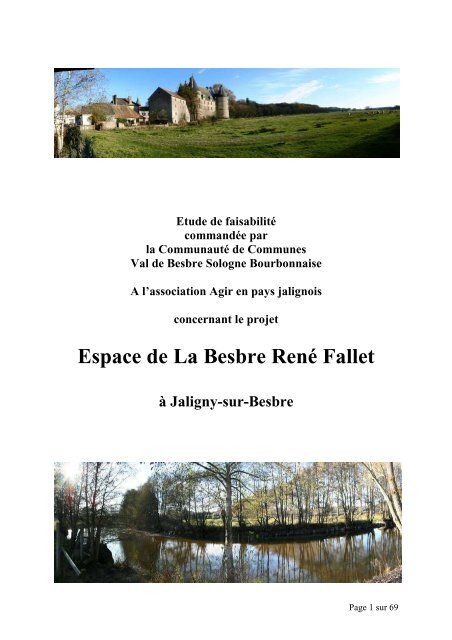 Etude de faisabilité - Communauté de Communes Val de Besbre ...