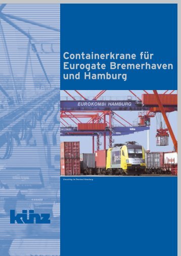 Containerkrane für Eurogate Bremerhaven und Hamburg