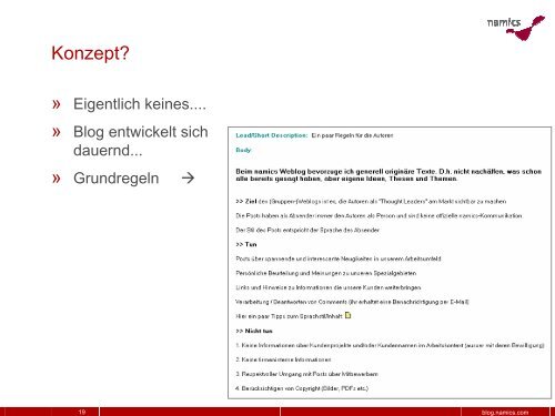 Unternehmensblog namics [pdf, 2.4 MB] - Namics Weblog