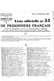 liste officielle 55 de prisonniers français 20 12 1940 - geneavenir