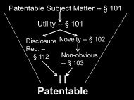 Patentable Subject Matter -- 101 Utility
