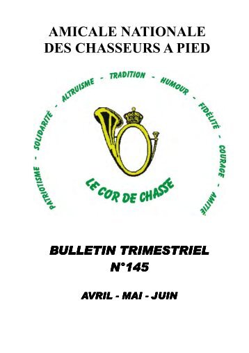 AMICALE NATIONALE DES CHASSEURS A PIED - SeniorenNet