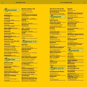 Evenementen Mooi Weer Westhoek 14-18 ... - SeniorenNet