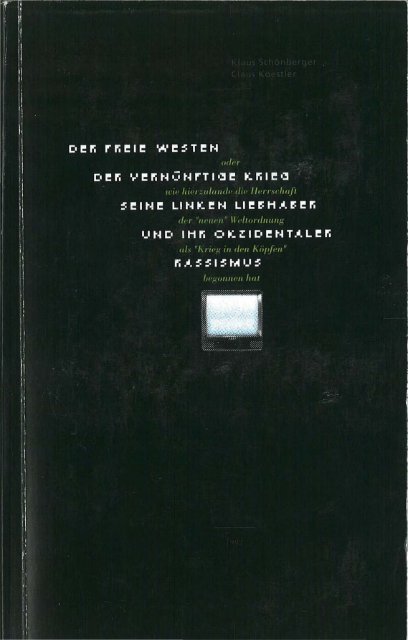 Schoenberger_Koestler_Der freie Westen_1992 - Blog