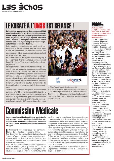 Toutes les infos en direct - Officiel Karate Magazine