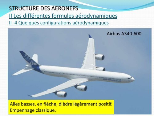 II-1 Les différentes formes d 'ailes - IMS