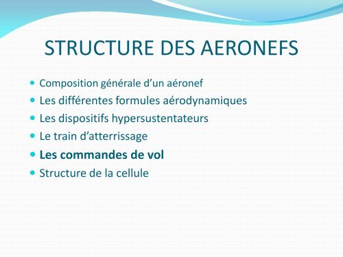 II-1 Les différentes formes d 'ailes - IMS