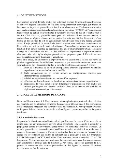 Etat d'avancement de l'étude Ademe / Velux sur l'exposition ... - CSTB