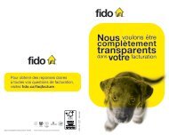 Explication de la première facture - Fido