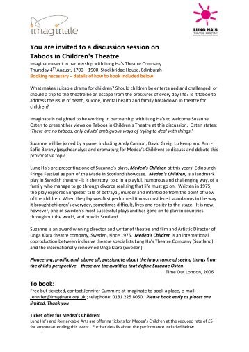 Taboos in Children's Theatre