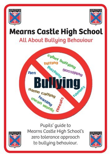 Mearns Castle High School Zero Tolerance of Bullying Behaviour ...