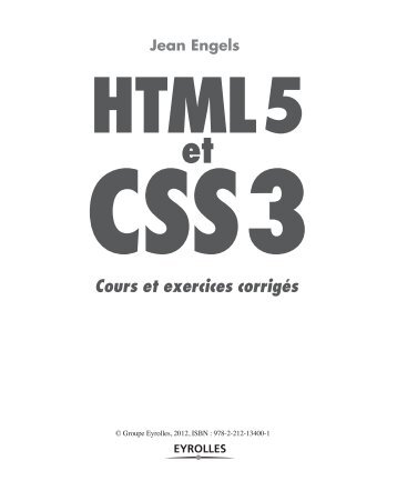 Cours et exercices corrigés