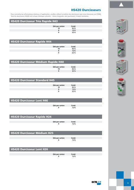 Octoral Catalogue Produits 2010