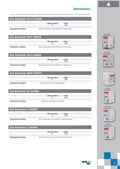 Octoral Catalogue Produits 2010