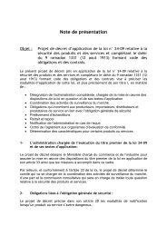 Application de la loi n° 24-09 relative à la sécurité des produits et ...