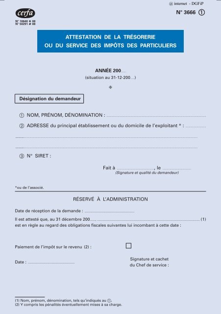 Formulaire n°3666 (fichier pdf non modifiable) - INGEO