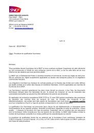 1 Procédure de qualification - SNCF.com