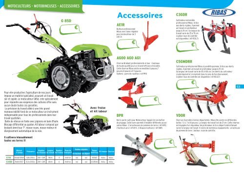52 Motoculteurs Motobin
